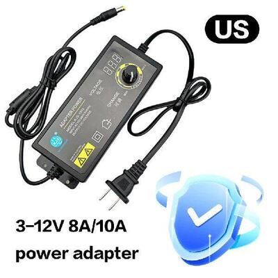 3-12V 8A Power Supply Adapter Variable Switching Power