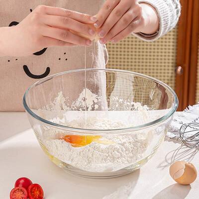 salad bowls glass bowl set dessert fruit storage bottles