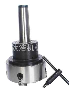 莫氏MT号80|100|125锥柄法兰盘回转卡盘车床尾座用固定卡盘