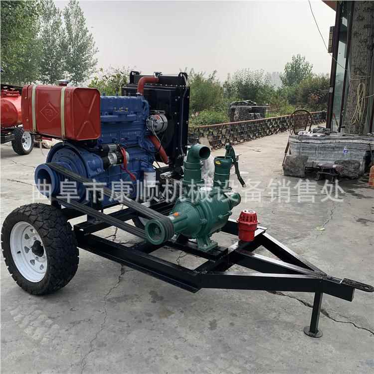 叶轮0喷灌泵 柴油3GLB2马双力带动 吸程1扬程150米 带40卷盘0机