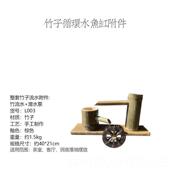 新款 物睡喜侘瓷鱼缸一古法养鱼循环水阳台落地荷陶花莲生态金鱼大