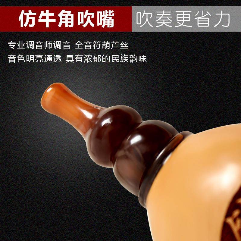 南剑牌葫芦丝三音民乐族教学生OKC演奏C调器降B调紫竹葫云芦丝