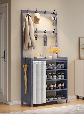 家用鞋子帽鞋架卧室衣架简43348易落地衣帽挂架鞋架入门架置物架