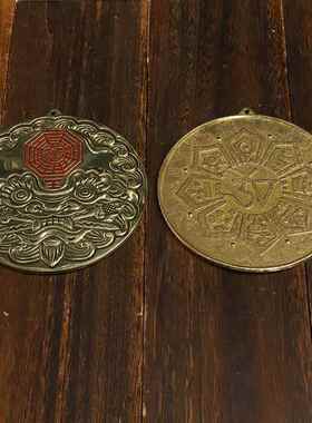 卦铜八52卦镜狮咬剑八八卦镜瑞兽八镜头卦镜虎铜器厂家