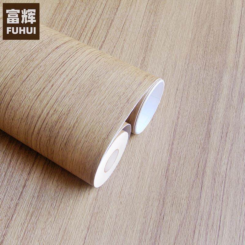 加厚木纹贴纸自粘墙纸防水家具衣柜防潮电器展柜装饰贴膜波音软片
