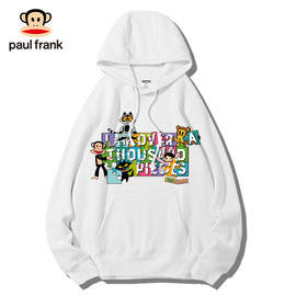 paulfrank大嘴猴，品牌卫衣男秋冬美式复古外套情侣