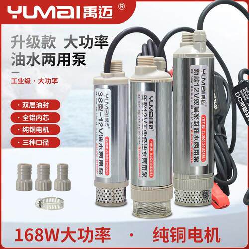 大功率抽水泵家用12v24v220V电动小型自吸水泵专用抽酒神器抽水机