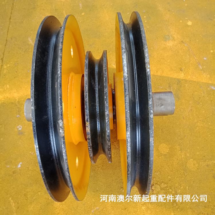厂家 20T轧制定滑轮组 加筋加厚热轧滑轮组 起升滑轮组