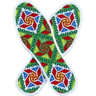 2021年新款花样十字绣鞋垫半成品手工自己绣简单印花绣单线男士女