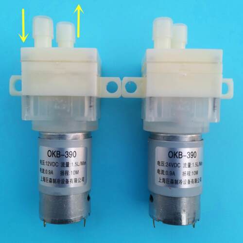 OKB-390自吸泵电水壶茶具配件直流12V隔膜泵自吸微型小水泵24V