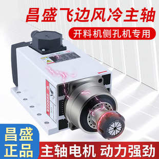 昌盛方形风冷主轴电机木工雕刻侧孔开料机2.2 6KW动力头 3.5 4.5