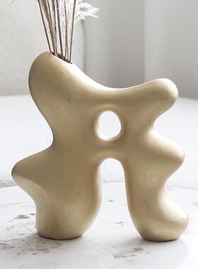 现代极简抽象异型艺术品摆件创意样板间客厅书柜家居博古架装饰品