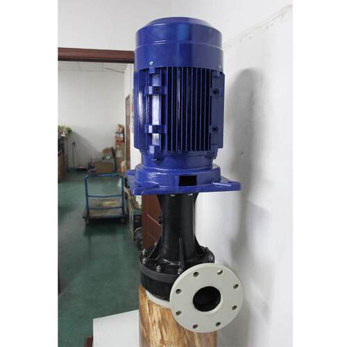 15KW PP电泳漆循环液下泵 防腐污水离心泵 可无液水空转立式泵