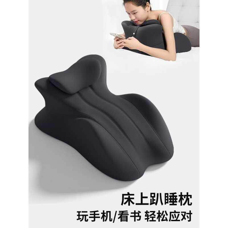 记忆棉枕头枕芯床上趴睡枕护颈椎护腰床头靠垫午睡枕靠神器多功能