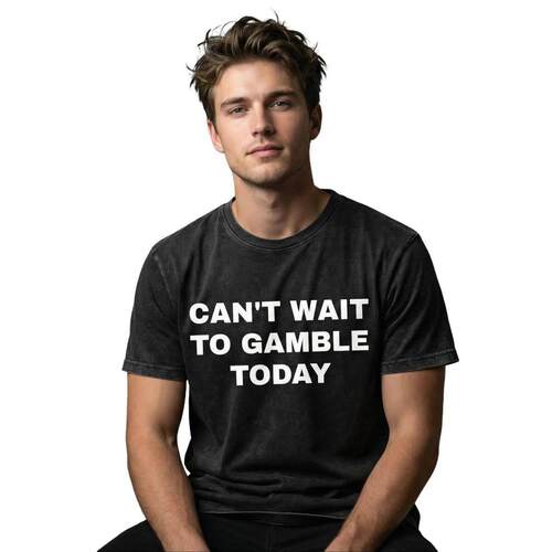 Men's Oversized Short-Sleeve Heavy Cotton Print T-Shirt
