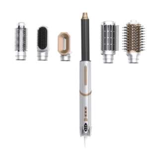 跨境高品质高速吹风机造型卷发棒直卷多功能电动电吹风电热梳热风