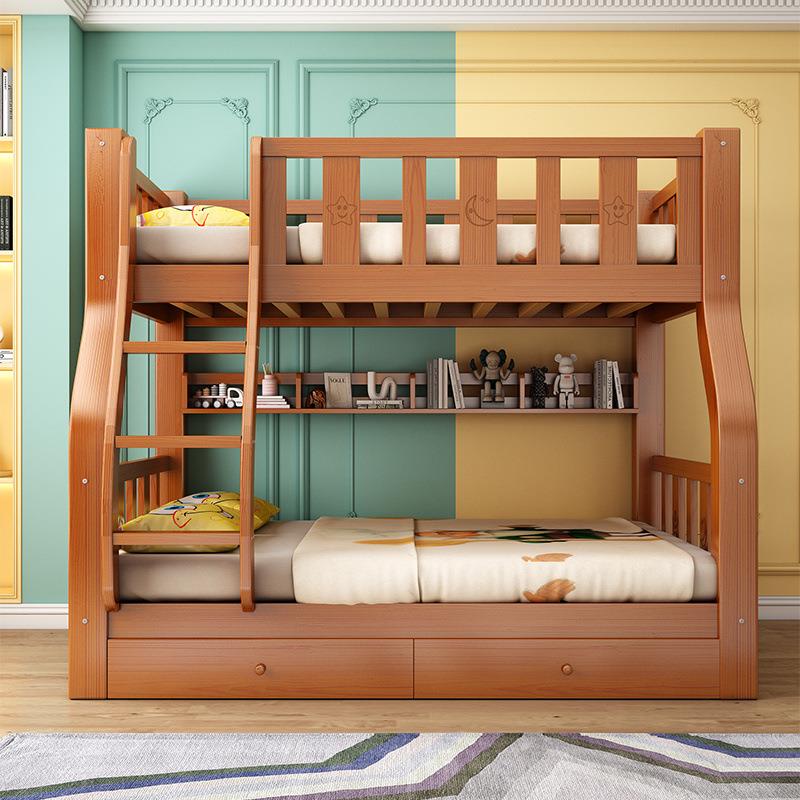 上下床套小床全QYE木高低床大人多功能户型儿童上下铺木全实床实
