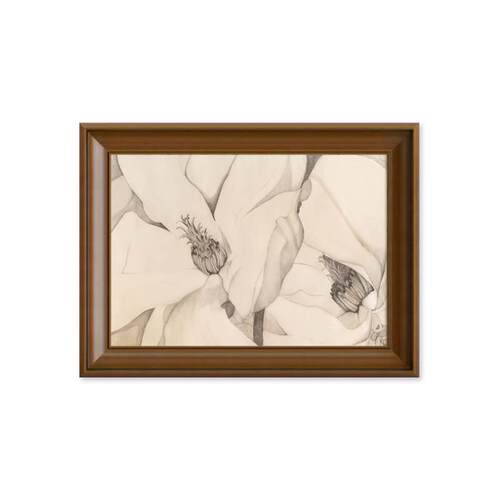 花影物语》法式现代客厅花卉装饰画美式复古中古风玄关柜卧室挂画