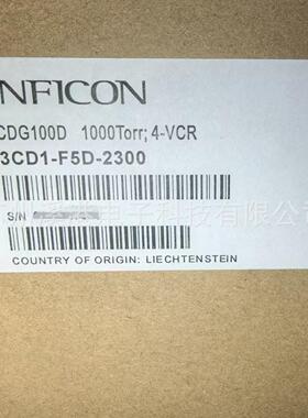 原装全新INFICON CDG100D 1000Torr 3CD1-F5D-2300 薄膜规 真空计