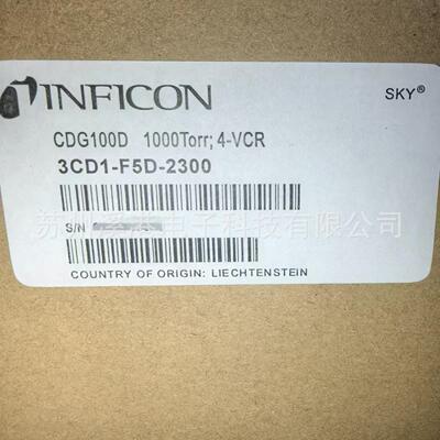 原装全新INFICON CDG100D 1000Torr 3CD1-F5D-2300 薄膜规 真空计