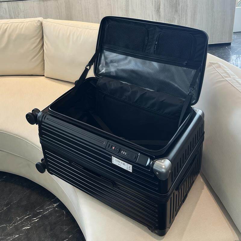 新款行新款侧开 盖行李箱女防爆轮旅箱男扩拉杆箱大展容五量登机