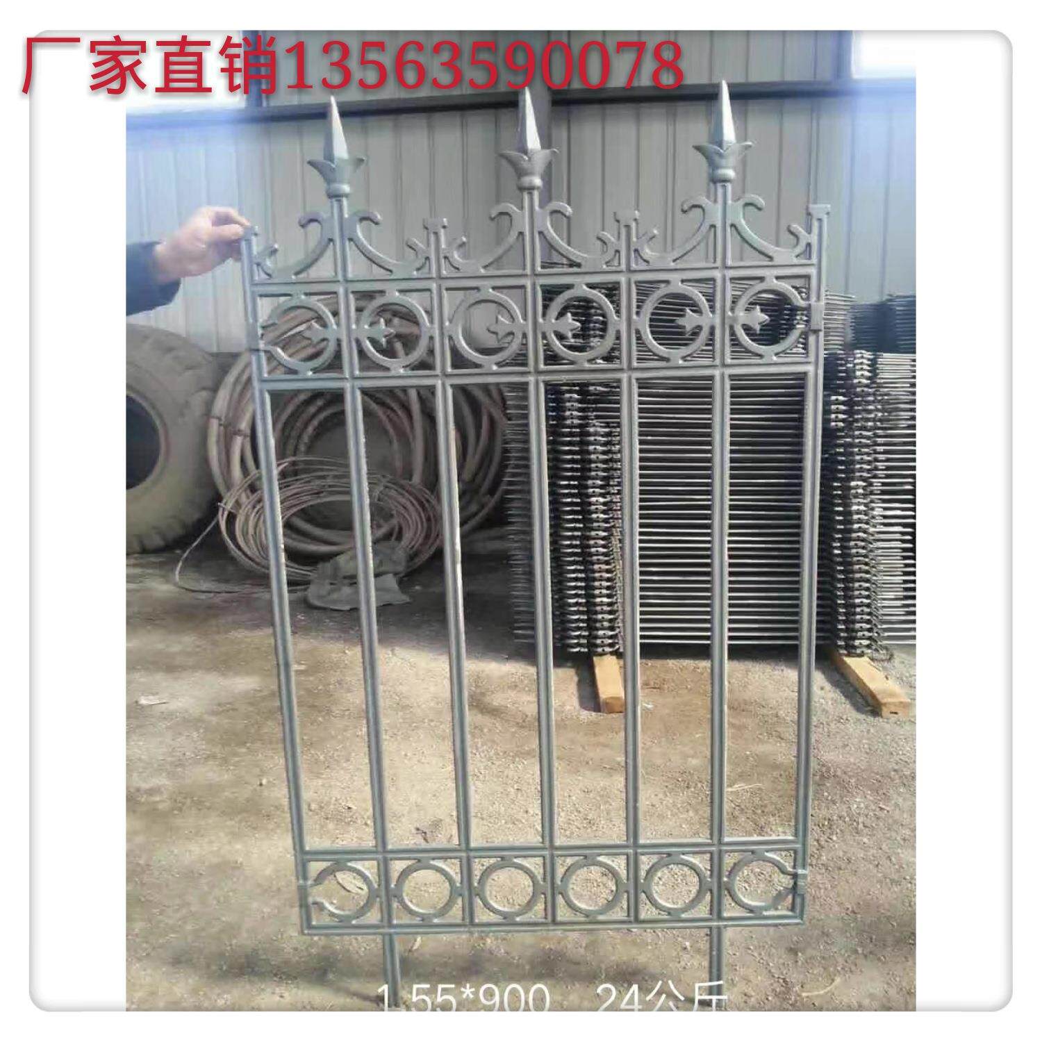 辽宁葫芦岛墙铸护栏831铸铁围铁栏铸铁杆厂房小区铁栏艺栅栏