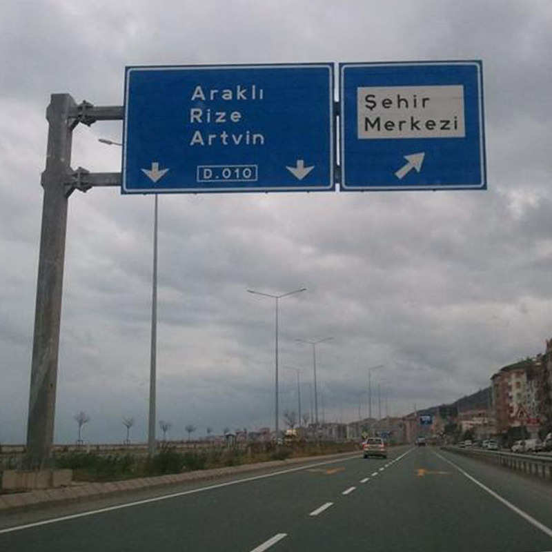 杆交通标志指路牌标识加工牌标志牌杆指示高速公路道路厂家 供应