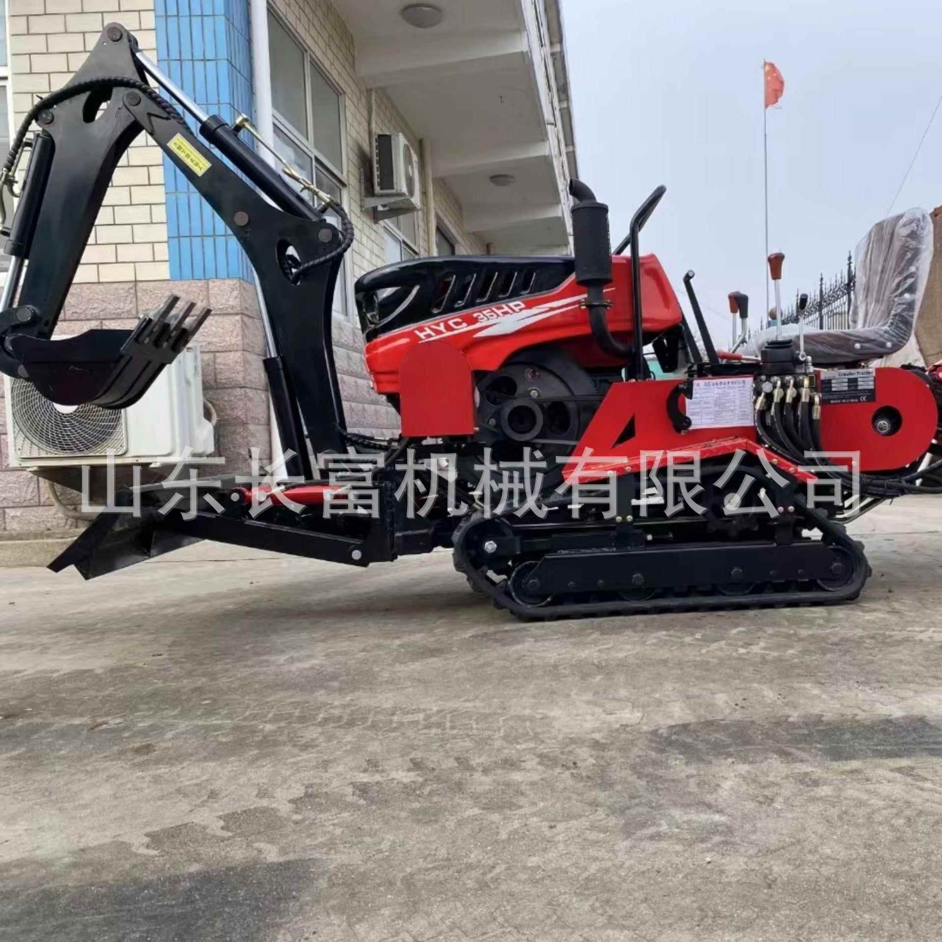 履带TBL式耕微机3马力旋耕机水旱两用5犁地坐开沟乘式农业拖拉机