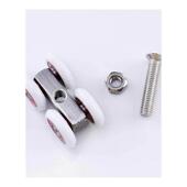 移门淋浴房滑轮浴室玻璃门吊轮推拉门铜滚轮冲淋房滑轮子五金配件