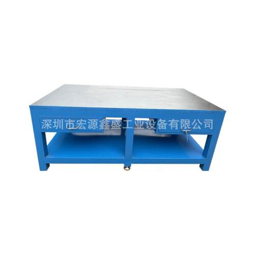 现货模具装配飞模加厚钢板维修台车间台虎钳工作台铸铁重型钳工台