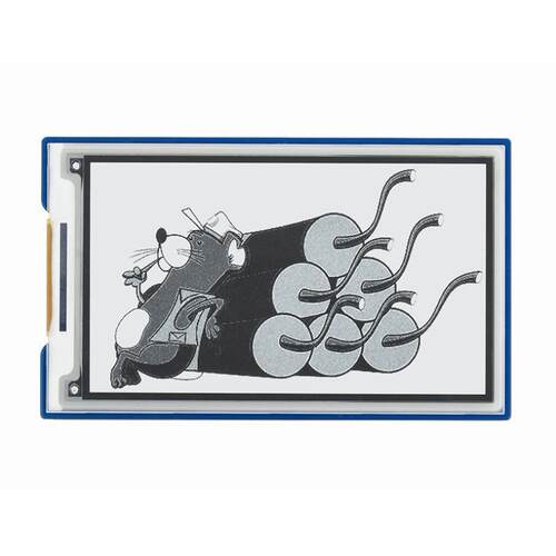 树莓派4 3.7寸墨水屏 黑白双色 电子纸 eink e-paper 电子标签屏