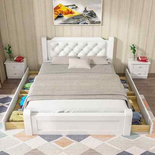 欧式实木床1.8米经济型主卧双人床1家57488.5米人成2用1.米单人床