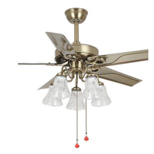 带风扇吊灯餐厅吊扇现代约家用灯卧室式复简古铁750欧叶电风扇吊