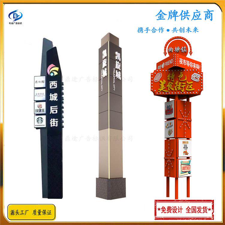 定制户外大型精神堡垒指向牌风景区指示牌停车场指引牌商场导视牌