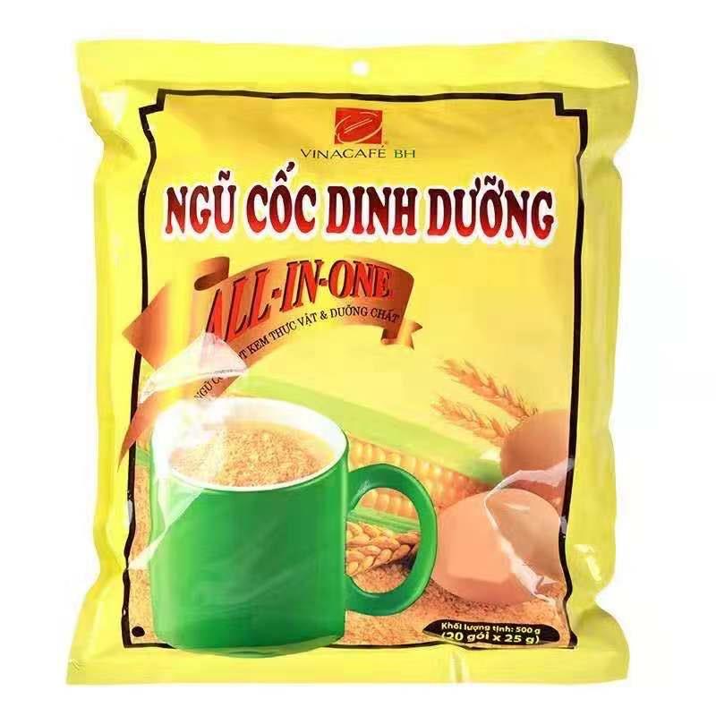 越南进口威拿即溶速食玉米麦片500克ngu coc dinh duong 20小包装