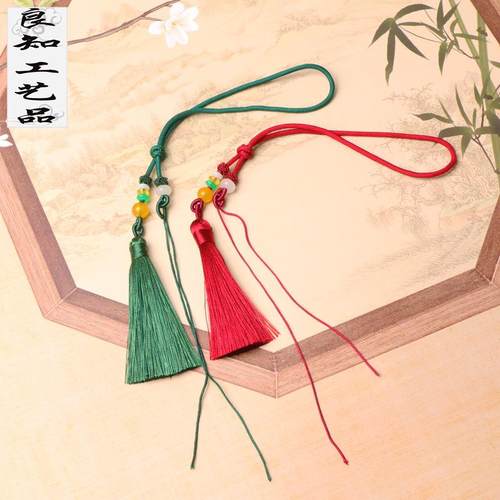 拉圈细线流苏挂绳车挂穗子古风挂件配件中国结香囊绳工厂