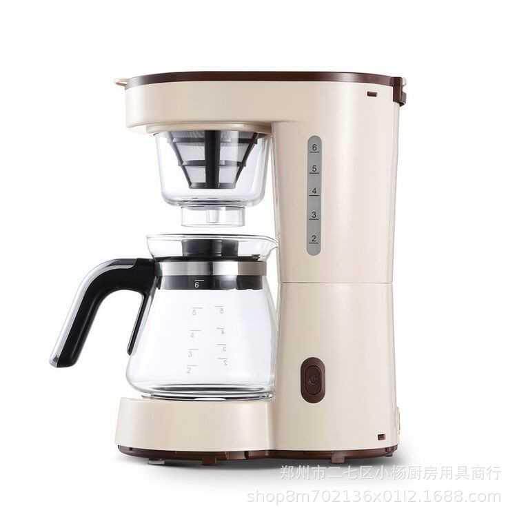 德世朗 DDQ-KF218 小型咖啡机办公室养生壶煮茶器滴滤萃取多功能