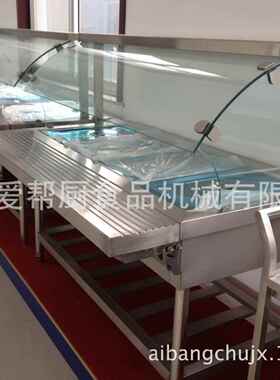 五带玻璃罩温售饭保台 汤保温设备 米粥设备 格10小格保446粥温台