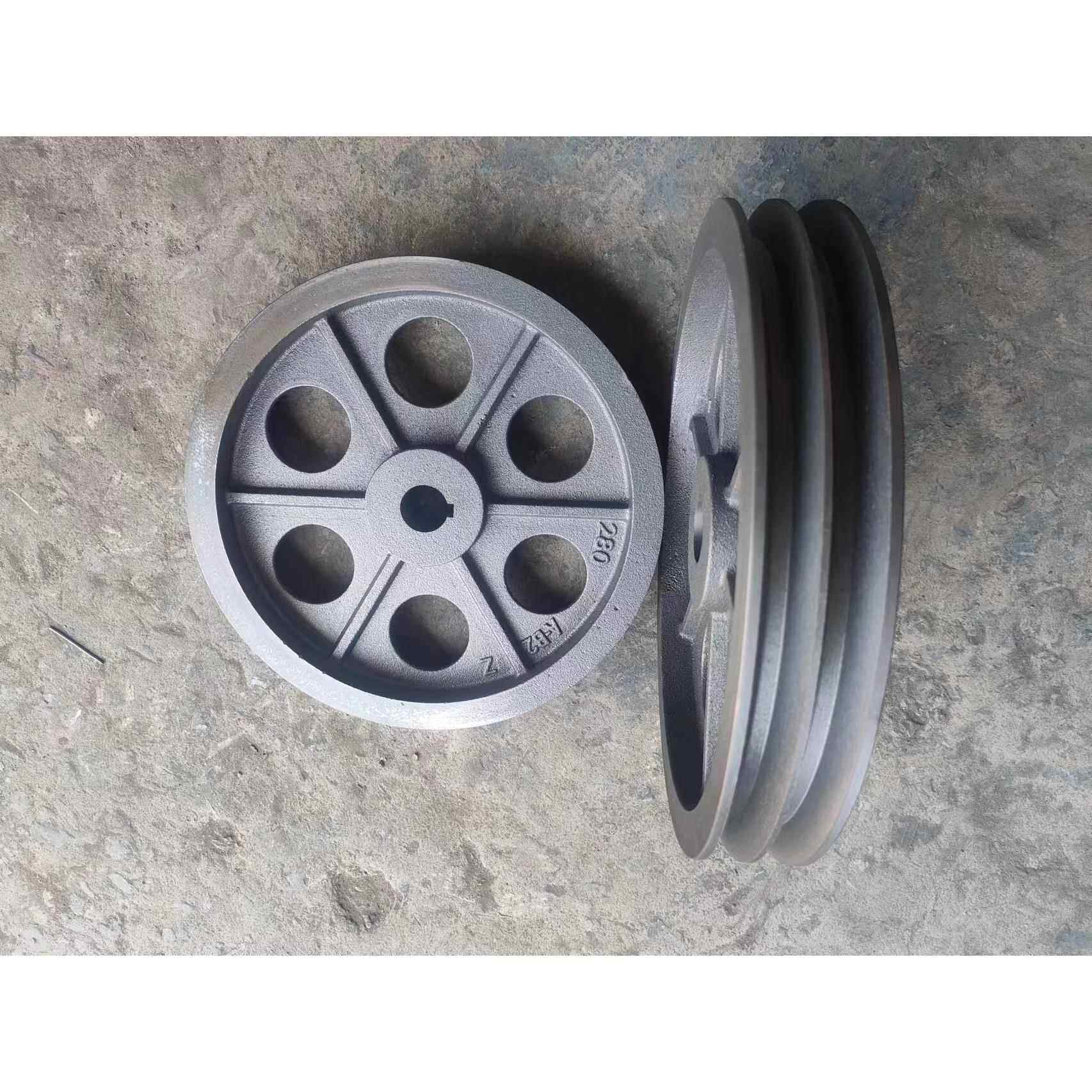 加厚皮带轮皮带盘220-400双水槽B型带轮电机轮减速机轮半国标