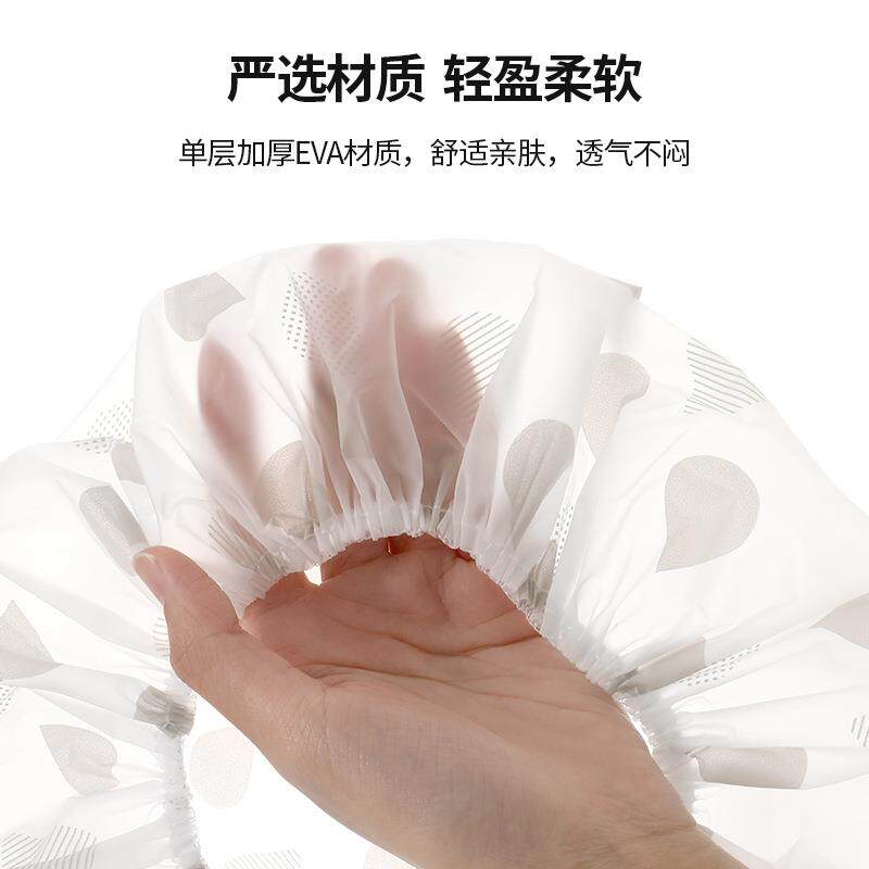 一次性加厚浴帽染头发防水防油烟洗澡帽子女洗澡发帽发膜专用家用