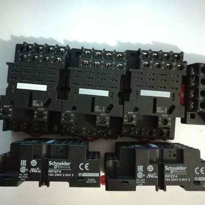 原装小型继电器底座RPZF4配RPM42P7四开四闭RPM42BD混合式螺钉端