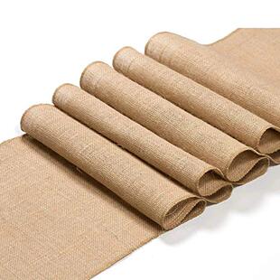 Vintage Burlap Hessian Table Runner Natural Jute Country Wed