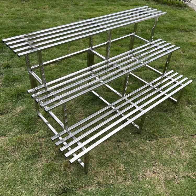 置不锈钢落地式铁艺花架子阶阳台多层肉客梯厅CLD物户外装饰花多