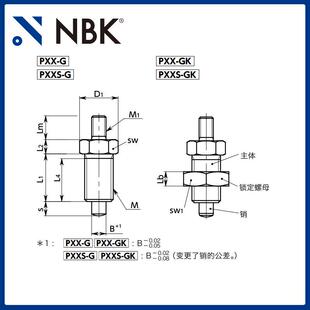 分度销 厂家直供 NBK 无旋钮 机械配件 锁销不锈钢 PXXS 弹簧销