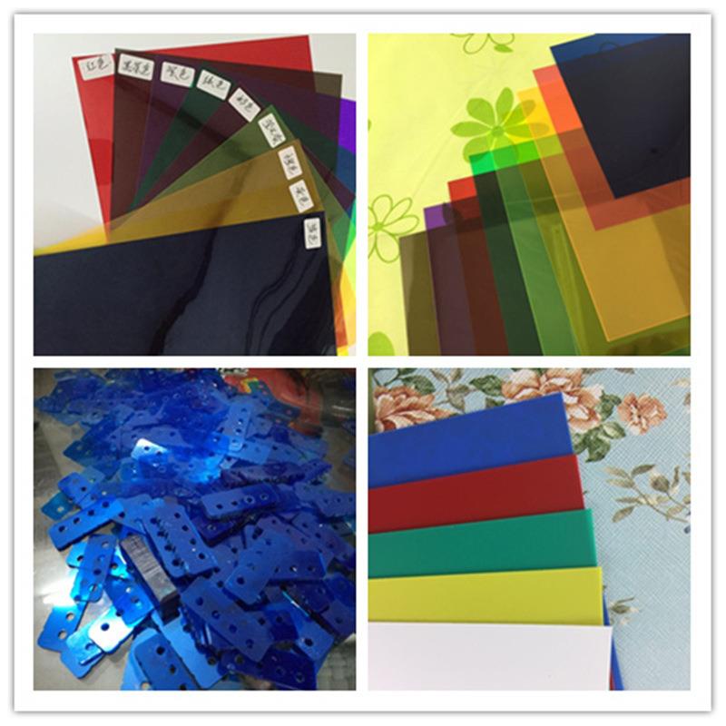 厂家直销透明pvc片材PVC黑白彩色滤光胶片pp磨砂硬片PC透明塑料片