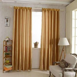 Modern Solid Satin Door Window Curtain Ornamental and