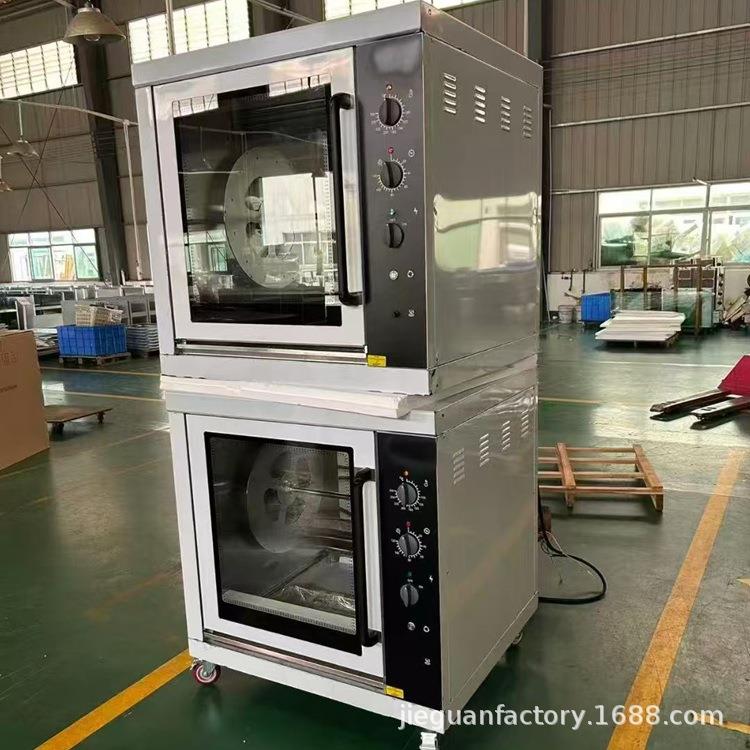 杰冠EB-202双层旋转电烤鸡炉电热烧鸡炉烤鸭炉烤鸡腿炉电烤箱