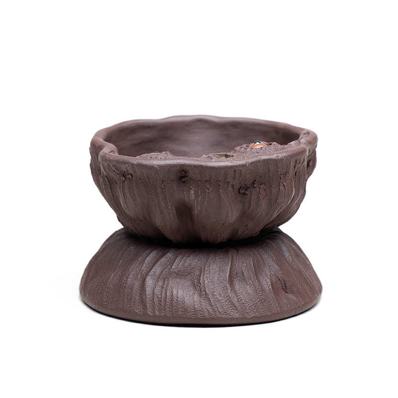 宜兴原矿紫砂茶道配件过滤器茶滤紫泥段泥莲蓬莲子茶漏茶具批发