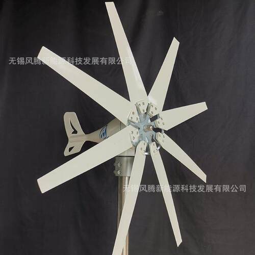 S9-300W 8叶片 10叶片 12V24V48V 水平轴小型风力发电机 工厂直销