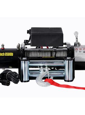 厂家直销越野车绞盘12v/24v8000磅电动绞盘车载绞盘自驾游